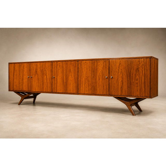 Credenza in Solid Caviúna Hardwood by Forma, Brazilian Modern, Brazil, 1960s For Sale - Image 14 of 18