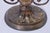 1980s Pair of Mottahedeh Brass Colonial Williamsburg Lyre Candlesticks For Sale - Image 12 of 14