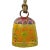1990s Metal Decorative Emboss Hand Painted Farm Animal Cow Bell For Sale