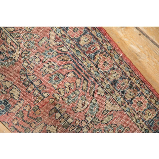 Textile Vintage Fragment Sarouk Rug Mat - 2'3" x 3' For Sale - Image 7 of 9