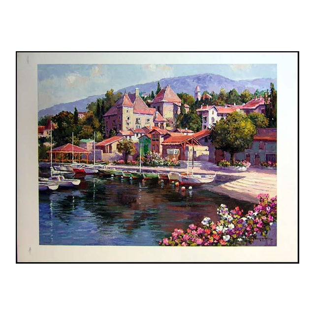 s.sam Park "Savoi" Unstretched Canvas Hand Signed Giclee For Sale