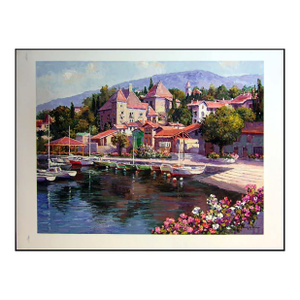 s.sam Park "Savoi" Unstretched Canvas Hand Signed Giclee