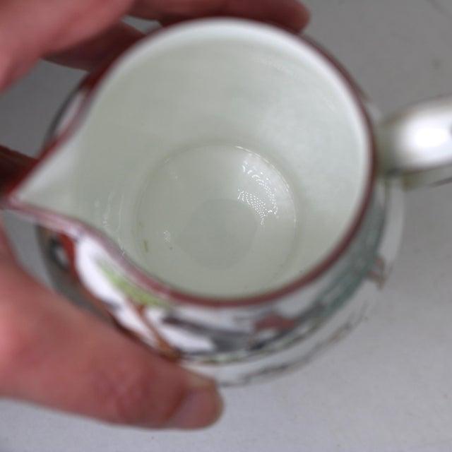 Mid 20th Century Mid 20th Century Crown Staffordshire Hunting Scene Creamer Pitcher For Sale - Image 5 of 10