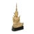 Gilded Bronze Buddha on Wooden Base, Thailand For Sale - Image 3 of 14