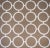 Free Spirit Designer Vicki Payne Taupe Brown & Cream Circles Geometric Rings Fabric- 1.8 Yards For Sale