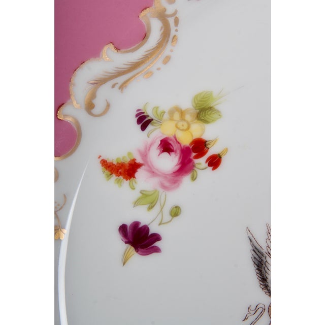 19th Century 1830 Rockingham Porcelain Dinner Plates, Earl of Derby Coat of Arms - Set of 12 For Sale - Image 5 of 10