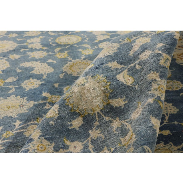 Antique Persian Kashan Rug, 09'09 X 12'10 For Sale In Dallas - Image 6 of 10