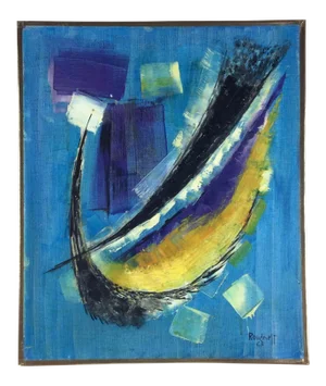 Original 20th Century Figurative Painting by French Artist Roudneff