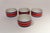 Set of Four Vintage Italian Red, White and Blue Striped Ceramic Bowls by Mancioli For Sale - Image 4 of 14