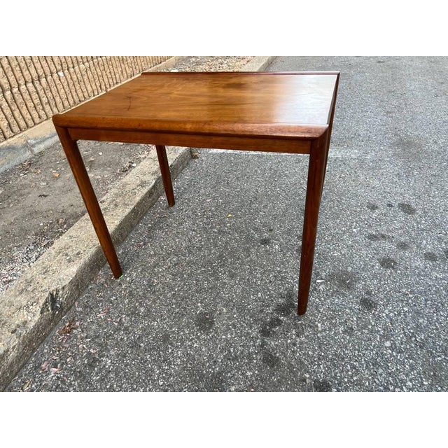 Mid Century Modern Teak Side Table For Sale In Washington DC - Image 6 of 7