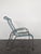 Vintage Turquoise Scoubidou Chair For Sale - Image 3 of 7
