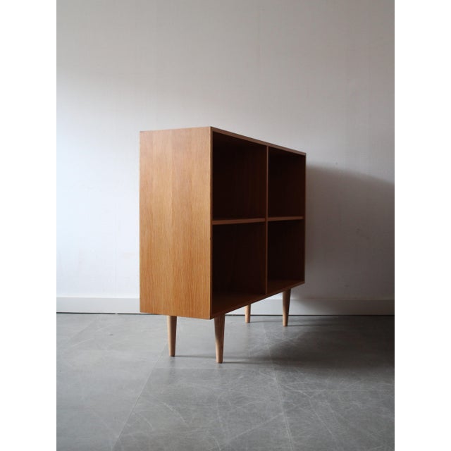 Vintage Danish Bookcase in Oak, 1960s For Sale - Image 4 of 9
