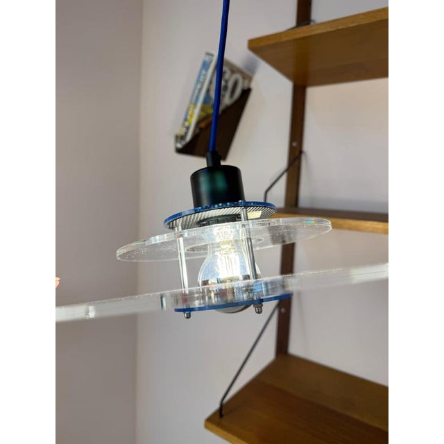 2000 - 2009 Acrylic Glass Space Louver Lamp from Design Light For Sale - Image 5 of 11