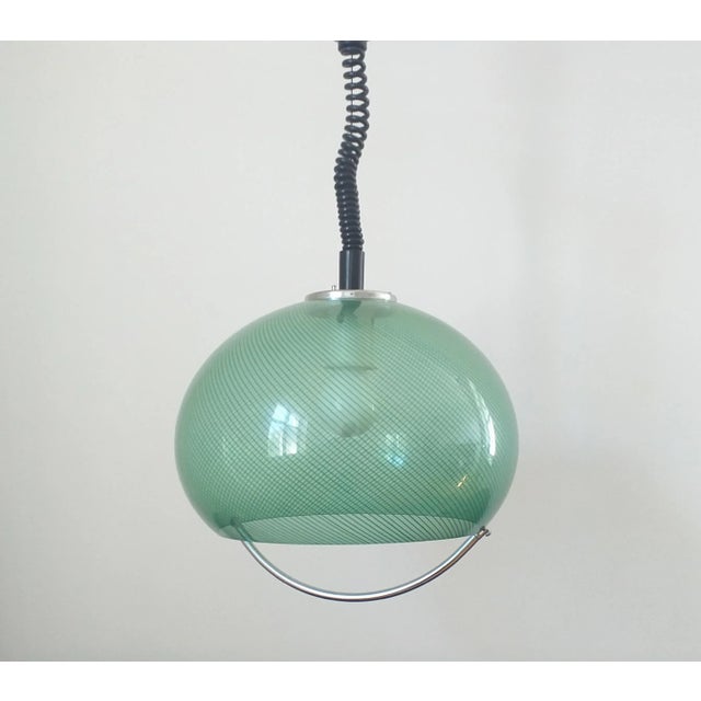1970s Mid-Century Meblo Pendant Lamp from Guzzini, Italy, 1970s For Sale - Image 5 of 11