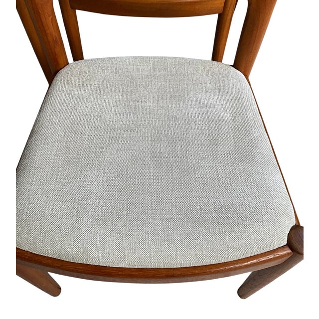 Danish Modern Dining Chairs in Teak by Niels Koefoed for Koefoeds Hornslet Møbelfabrik A/S, Denmark, 1970s, Set of 4 For Sale - Image 12 of 18