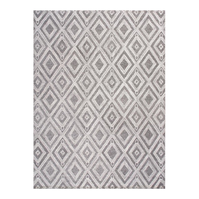 Pasargad Home Modern Silver Area Rug- 7' 9" X 9' 9" For Sale