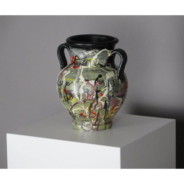 1950s 1950s Mid-Century French Expressionist Vase For Sale - Image 5 of 10