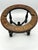 Vintage Italian Zodiac Desk Globe on Dark Wood Stand For Sale - Image 9 of 15