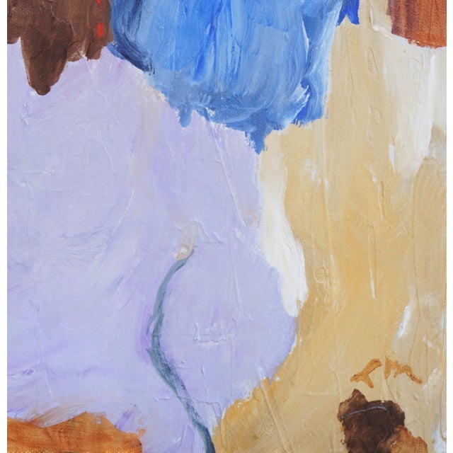Laurie MacMillan "Topaz Lake" Abstract Acrylic Painting by Laurie MacMillan, Framed For Sale - Image 4 of 5