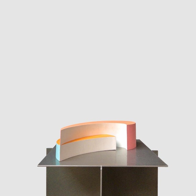 1980s Govert Heikoop, Ghei 3 Postmodern Sculpture, Painted Plywood, 1986 For Sale - Image 5 of 7