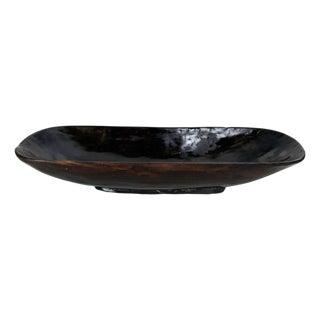Wooden Fruit Basket with Antique Patina, France, 1960 For Sale