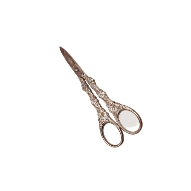 Danish Art Nouveau Grapes Scissors, 1920s For Sale - Image 4 of 7