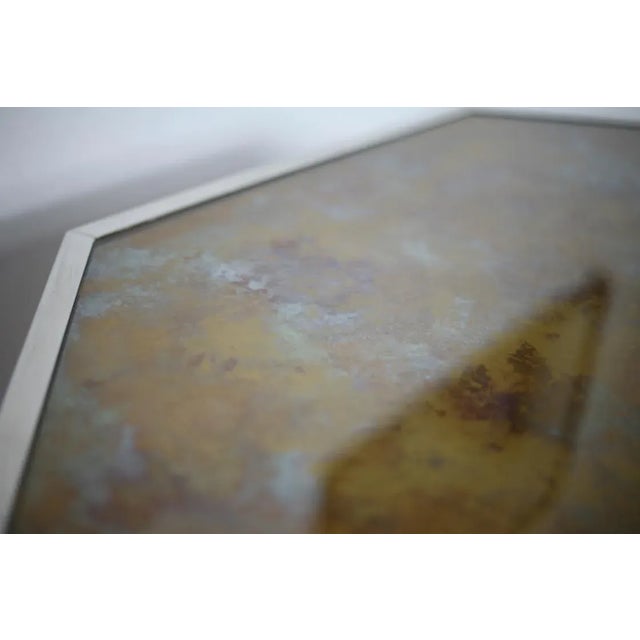 French Chrome Steel and Glass Dining Table, 1970s For Sale - Image 10 of 18