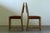 Vintage Scandinavian Oak Dining Chairs with Upholstery, 1970s, Set of 4 For Sale - Image 9 of 18