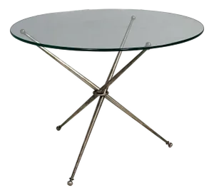Mid-Century Modern Italian Coffe Table in Glass and Burnished Metal, 1960s