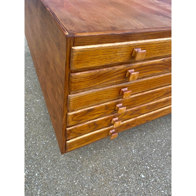 Mid Century Modern Architectural File Drawers For Sale - Image 9 of 12
