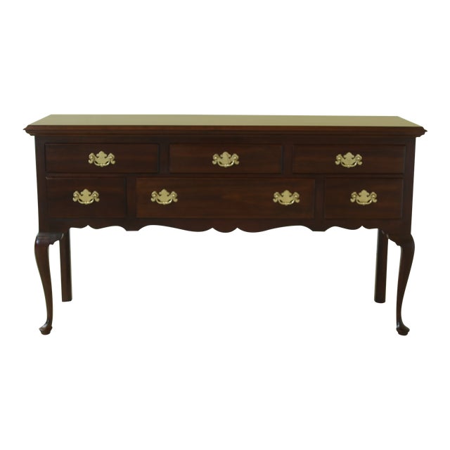 Stickley Queen Anne Cherry 6 Drawer Sideboard Chairish