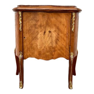 Vintage Louis XV Style Cabinet End Table For Sale