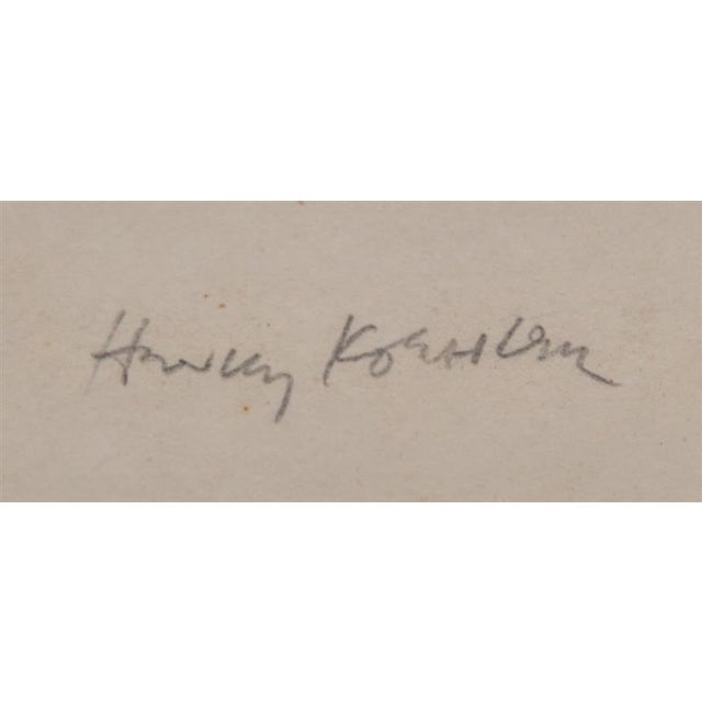 Traditional "The Jockey Scale" Watercolor by Henry Koehler (1927-2019) For Sale - Image 3 of 5