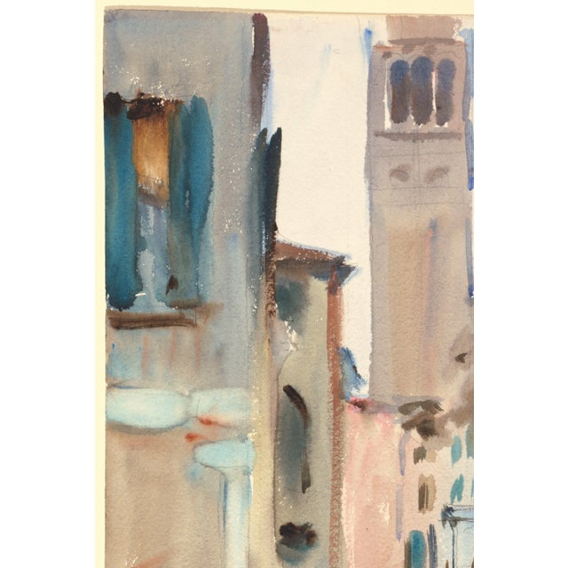 English Rialto Bridge, Venice by John Singer Sargent, Vintage Art Print, 30" X 40" For Sale - Image 3 of 11