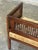 Gold 1970s Walnut and Cane Window Bench For Sale - Image 8 of 10
