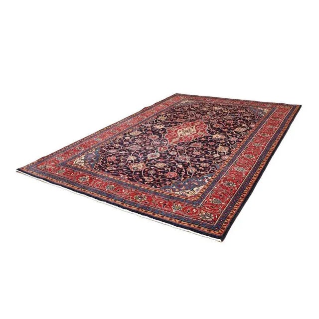 Hand-knotted rug Sarough | Knot density: 200.000 knots/m² | Material: 100% virgin wool | Size: 221 x 307 cm | In very good...