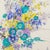 Christian Dior Christian Dior Floral Silk Scarf Print in Blue and Lavender For Sale - Image 4 of 7