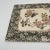 Aesthetic Period tile trivet of glazed ceramic with a brown floral border, central white ground with asiatic style floral...
