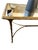 1960s Maison Bagues Style Gilded Bronze and Mirror Top Cocktail Table For Sale In Dallas - Image 6 of 6