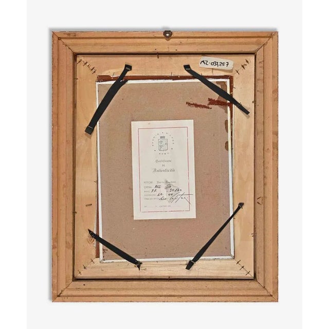 Regality is an original modern artwork realized by Sergio Capitani. Mixed colored oil on panel. Hand signed on the lower...