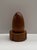 Material: Solid Oak, dark smoked stain finish. Dimensions: Egg - H: 3", D: 1.5". Base - H: 1", D: 2.5". Description: This...