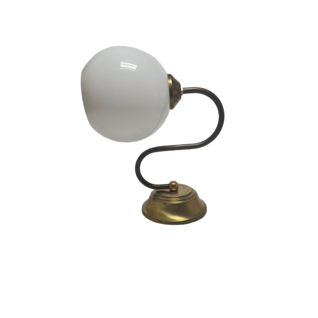 The wall lamp was produced in Poland in the 1950s. It is preserved in good condition. Up to 250V (Europe/UK Standard).The...
