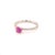 Natural Finely Faceted Quality Rubellite Tourmaline Diamond Ring 6.5 18k Gold 1.04 TCW Women Certified $1,550 821768 This...