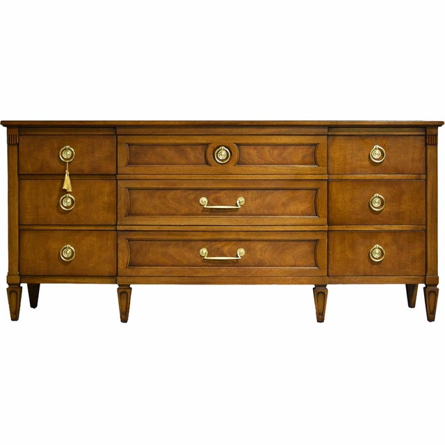 Mid Century Transitional Dresser or Sideboard by Henredon Furniture For Sale - Image 14 of 14