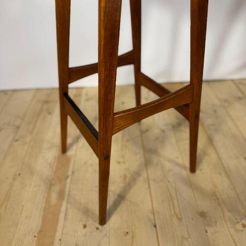 Vintage Danish Teak Bar Stools by Johannes Andersen, 1960s, Set of 3 For Sale - Image 3 of 8