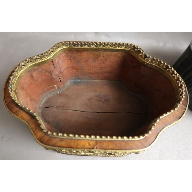19th Century Jardinière in Wood and Gilt Bronze For Sale - Image 9 of 13