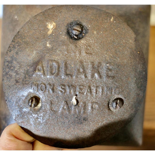 Gold Adlake 55 Railway Non Sweating Signal Lamp, 1940s For Sale - Image 8 of 9