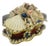 Vintage Shell Trinket Box For Sale