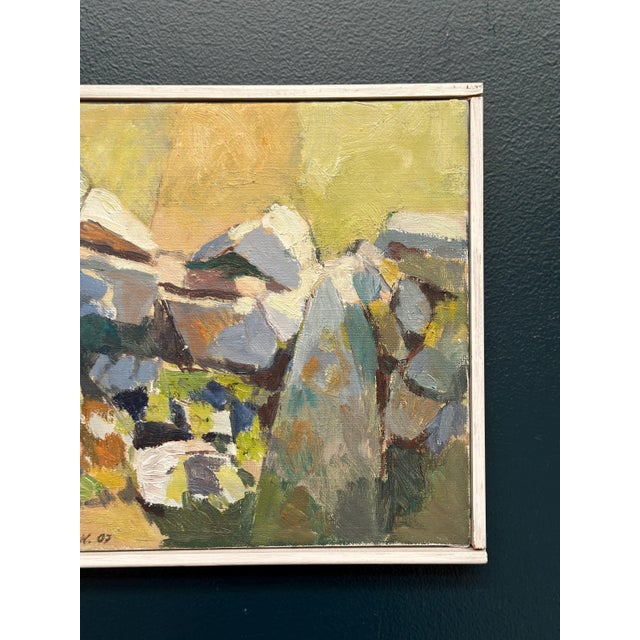 Rolf Ingvar Karlsson, Stenmur På Alvaret, 1950s, Oil on Canvas, Framed For Sale - Image 10 of 18