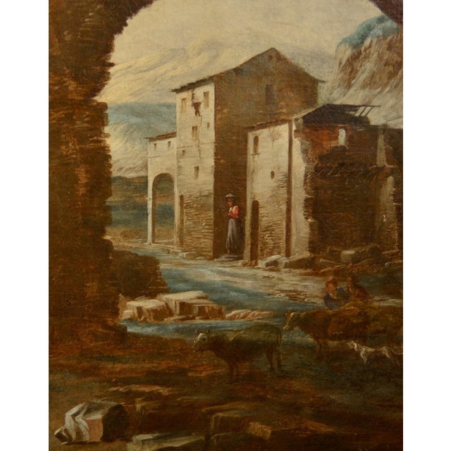 Circle of Antonio Travi / Il Sestri, Return from the Flight Into Egypt, 1650, Oil on Canvas For Sale - Image 13 of 15